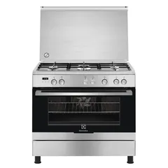 Electrolux Freestanding 5-Burner Gas Cooker W/Electric Oven, EKK925A0OX (90 x 60 x 88.5 cm)