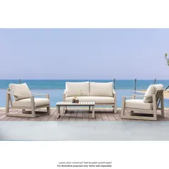 Cuba Aluminum 4-Seater Sofa Set