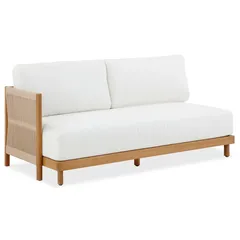 Ventura 5-Seater Acacia Wood Corner Sofa Set