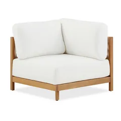 Ventura 5-Seater Acacia Wood Corner Sofa Set