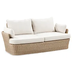 Barany Rattan 4-Seater Outdoor Sofa Set W/Cushions (179 x 87x 73.5 cm)