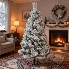 Feeric Minnesota Flocked Artificial Festive Tree (300 cm)