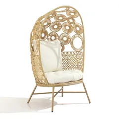 Hawaii Wicker & Steel Egg Chair