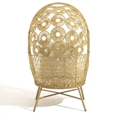 Hawaii Wicker & Steel Egg Chair