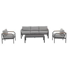 Tornado 5-Seater Aluminum Sofa Set