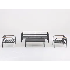 Tornado 5-Seater Aluminum Sofa Set