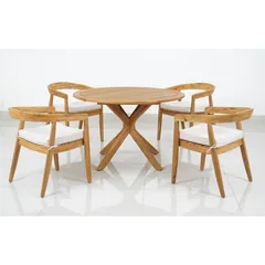 Jade 4-Seater Acacia Wood Dining Set