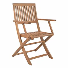 Roswell Acacia Wood Dining Armchair (2 Pc., 61.5 x 56 x 90 cm)