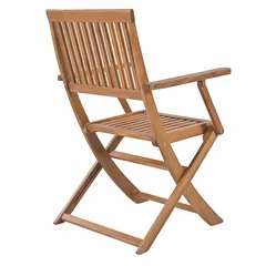 Roswell Acacia Wood Dining Armchair (2 Pc., 61.5 x 56 x 90 cm)