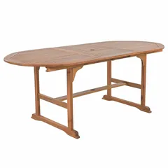 Roswell Acacia Wood Extendable Dining Table (154-200 x 90 x 76.5 cm)