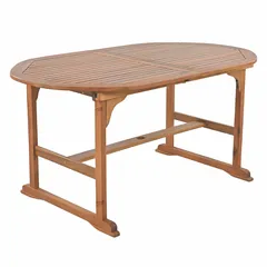 Roswell Acacia Wood Extendable Dining Table (154-200 x 90 x 76.5 cm)