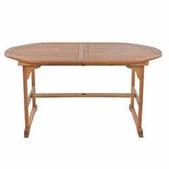 Roswell Acacia Wood Extendable Dining Table (154-200 x 90 x 76.5 cm)