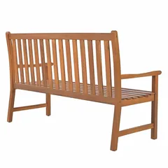 Living Accents Windsor 3-Seater Acacia Wood Bench (152 x 61.5 x 95 cm)