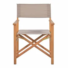 Living Accents Kiko Eucalyptus Director Chair (59 x 54 x 89 cm, Grey)