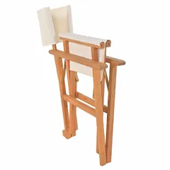 Living Accents Kiko Eucalyptus Director Chair (59 x 54 x 89 cm, Beige)