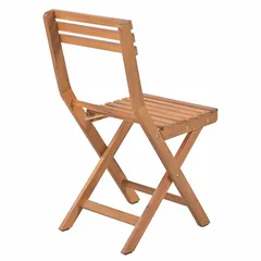 Living Accents Finn 2-Seater Acacia Wood Foldable Bistro Set (38 x 51.5 x 82 cm)