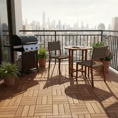 أرضيات خشب أكاسيا 12 شريحة ليفينج أكسينتس (30 × 30 سم، 6 قطع)