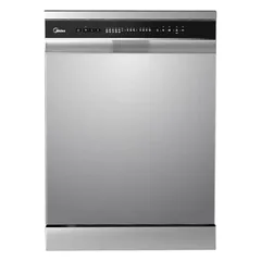 Midea Freestanding Dishwasher, WQP14-W7633CS (14 Place Setting)