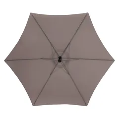 Hesperide Manoa Steel Umbrella (306 x 292 x 246 cm, Taupe)