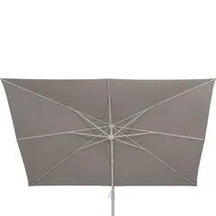 Hesperide Melhia Aluminum & Olefin Umbrella (300 x 300 x 263 cm, Linen Beige)