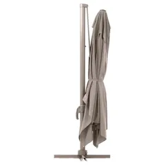 Hesperide Melhia Aluminum & Olefin Umbrella (300 x 300 x 263 cm, Linen Beige)