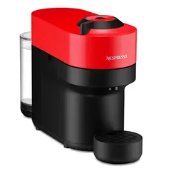 Nespresso Vertuo Pop Coffee Machine + Aeroccino3 Milk Frother, GCV2-RE-3694-BK (750 ml, 1400 W)