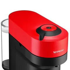 Nespresso Vertuo Pop Coffee Machine + Aeroccino3 Milk Frother, GCV2-RE-3694-BK (750 ml, 1400 W)