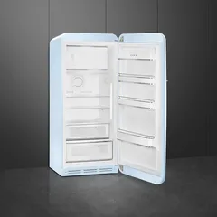 SMEG Freestanding 50s Retro Style Refrigerator, FAB28RPB5GA (281 L)