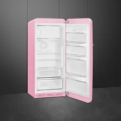 SMEG Freestanding 50s Retro Style Refrigerator, FAB28RPK5GA (281 L)