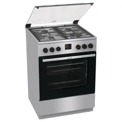 Gorenje Freestanding 4-Burner Gas Cooker W/Oven, GGI6C21XA (60 × 85 × 60 cm, 64 L)