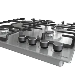 Gorenje Built-In 4-Burner Gas Hob, GW642ABX (60 × 13 × 52 cm)