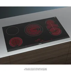 Siemens iQ500 Built-In 5-Zone Electric Hob, ET975LMP1D (4.5 x 91.2 x 52 cm)
