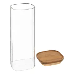 5Five Airtight Glass & Acacia Jar (2 L)
