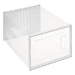 5Five Plastic Shoe Box (Medium, Transparent)