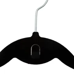 5Five Felt Coat Hanger Pack (8 Pc., Black)