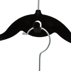 5Five Felt Coat Hanger Pack (8 Pc., Black)