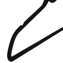 5Five Felt Coat Hanger Pack (8 Pc., Black)