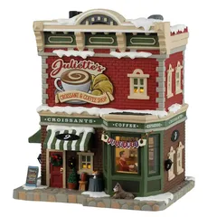 Lemax Juliette's Croissant & coffee shop Caddington Village Festive Decor (16.5 x 14 x 20 cm)