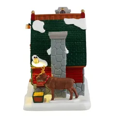 Lemax Santa's Snack Shack Festive Decor (4.5 V, H 13.9 x W 21.5 x D 10 cm)