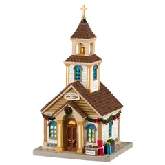 Lemax The New Village Church Caddington Village Festive Decor (4.5 V, 13 x 12 x 23.5 cm)