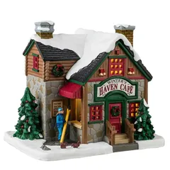 Lemax Winter's Haven Cafe Vail Village Festive Decor (4.5 V, 17.7 x 13.6 x 15 cm)