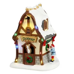 Lemax Donner's Den Festive Decor AC Adaptable