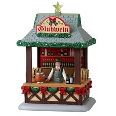 Lemax Resin Gluhwein Booth Decoration (16 cm)