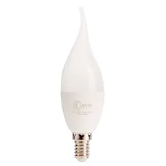 Levin LED C37 E14 Base Candle Bulb (Day Light, 6 W)