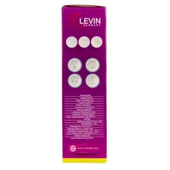 Levin LED C37 E14 Base Candle Bulb Saver Pack (Warm Light, 6 W, 6 Pc.)