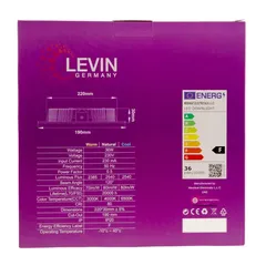 Levin LED Recessed Downlight (36 W, Cool White, 6500 K)