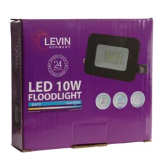 Levin ECO Flood Light (10 W, 6500 K, Clear Glass)