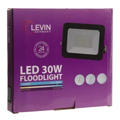 Levin ECO Flood Light (30 W, 6500 K, Clear Glass)