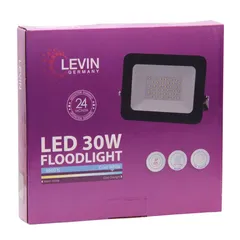 Levin ECO Flood Light with Sensor (30 W, 6500 K, Clear Glass)