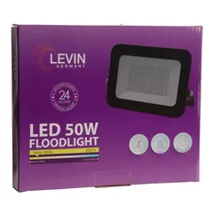Levin ECO Flood Light (50 W, 3000 K, Clear Glass)